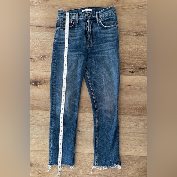 GRLFRND revolve straight leg denim karolina 100% cotton jeans, size 24 - Picture 8 of 9